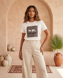 Coach Heritage Horse & Carriage Monogram T-Shirt - White