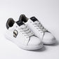 Karl Lagerfeld White Leather Ikonik Sneakers