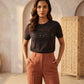 Michael Kors Sequined Logo T-Shirt - Black
