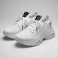 Philipp Plein White Knit Chunky Sneakers.