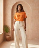 Michael Kors Sequined Logo T-Shirt - Vibrant Orange