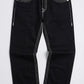 True Religion Contrast Stitch Black Jeans