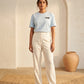 Karl Lagerfeld Ikonik Back-Graphic T-Shirt - Sky Blue