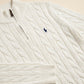 Men's Luxury Cable Knit Quarter-Zip Sweater by Polo Ralph Lauren