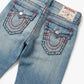 Denim Jeans with Heavy Red Contrast Stitching
