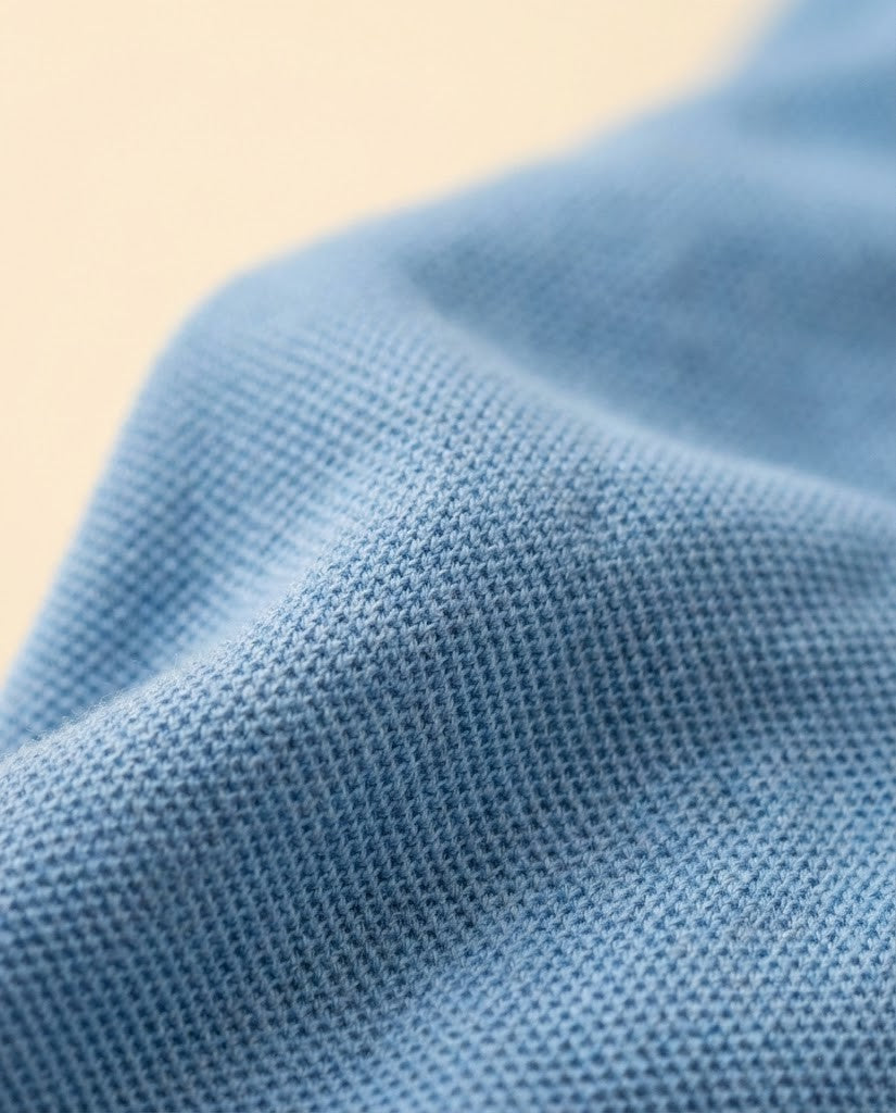 Men's Custom Slim Fit Cotton Mesh Polo