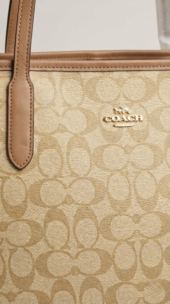 Coach Signature Canvas Tote