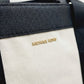 Michael Kors Two-Tone Canvas Tote