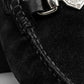 Philipp Plein Black Suede Shield Loafers