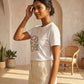 Coach Stylized Graphic Logo T-Shirt - White
