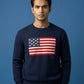 Polo Ralph Lauren Men's Iconic Flag Cotton Sweater