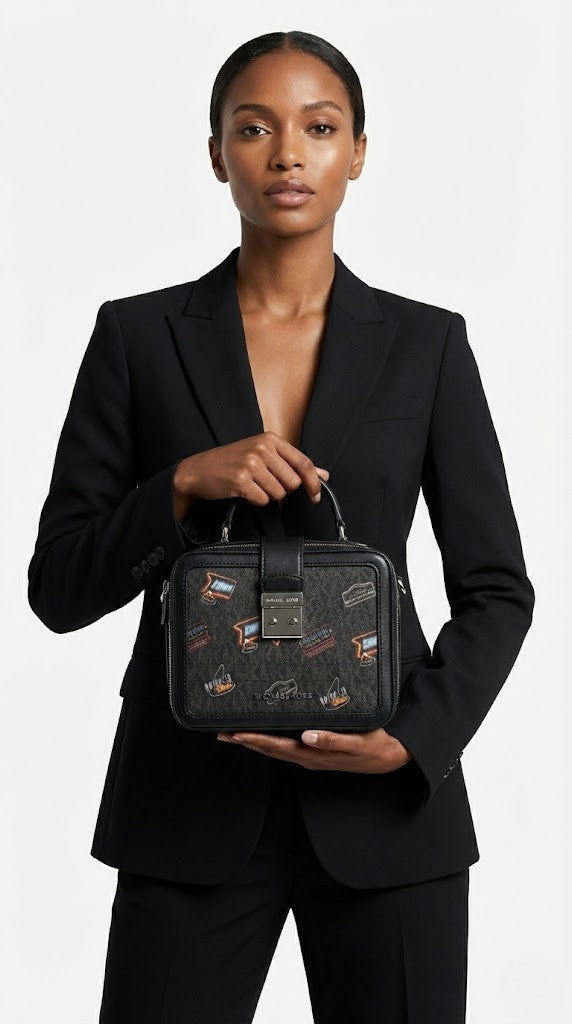 Michael Kors Signature Retro Diner Box Bag