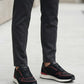 Michael Kors Black &amp; Red Paneled Runner Sneakers