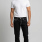 True Religion Contrast Stitch Black Jeans