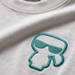 Karl Lagerfeld Ikonik Karl Patch T-Shirt - White/Teal
