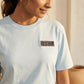 Karl Lagerfeld Ikonik Back-Graphic T-Shirt - Sky Blue