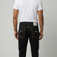 True Religion Midnight Black & Copper Stitch Jeans