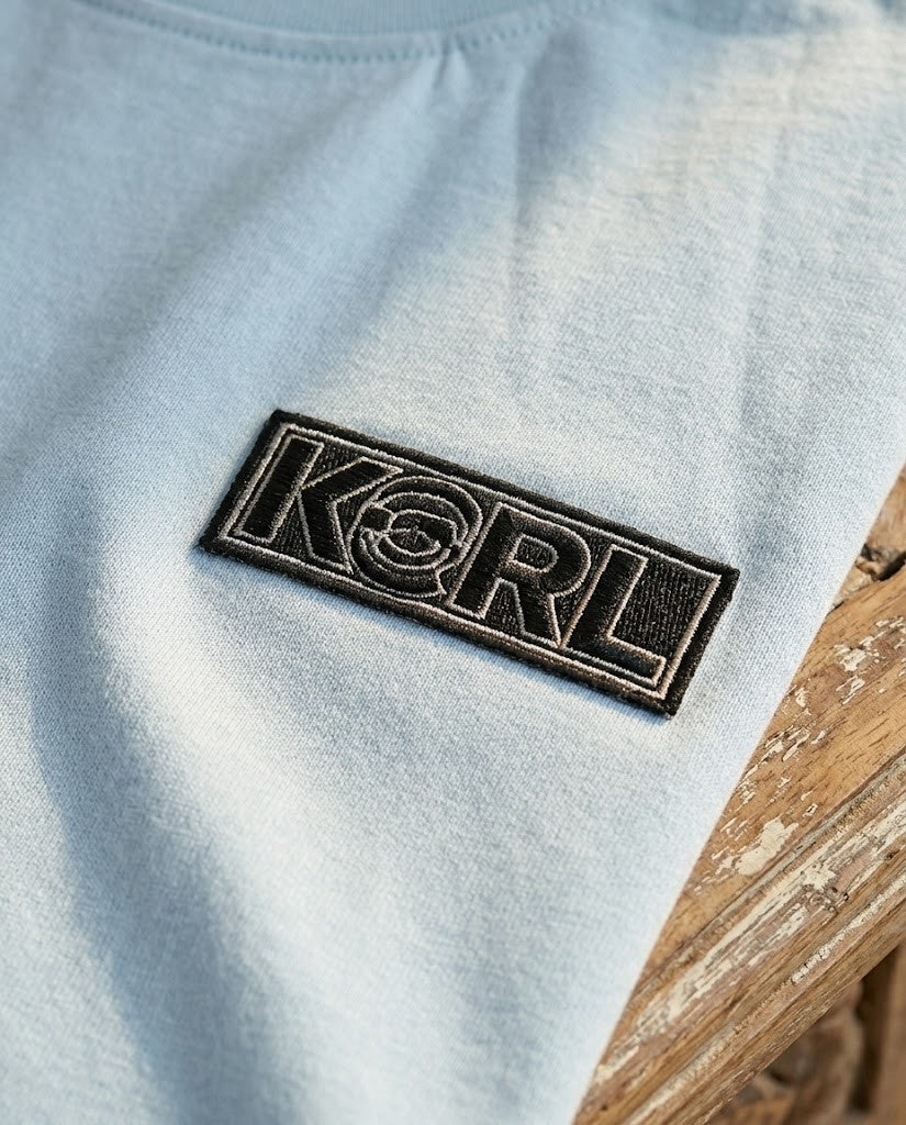 Karl Lagerfeld Ikonik Back-Graphic T-Shirt - Sky Blue