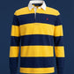 Polo Ralph Lauren Men’s Iconic Striped Cotton Rugby Shirt – Yellow/Navy
