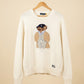 Polo Ralph Lauren Iconic Polo Bear & Husky Cotton Sweater - Beige