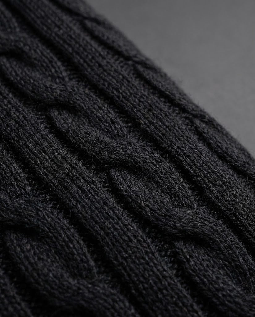 Men's Luxury Cable Knit Quarter-Zip Sweater by Polo Ralph Lauren
