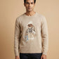 Polo Ralph Lauren Iconic Polo Bear & Husky Cotton Sweater - Beige