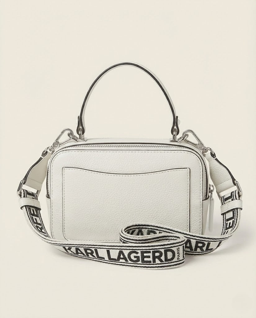 Karl Lagerfeld Paris Women's Studded Camera Crossbody Bag